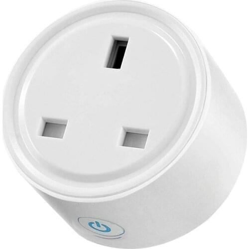 Home Wireless WiFi Socket Outlet UK Plug Adaptor Switch Smart APP Voice Control ABS+PC Hight Quality Electrical Sockets Supplies