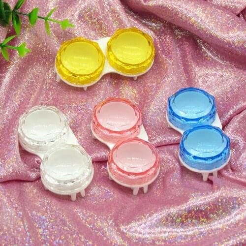 Travel Kit Contact Lenses Container Mini Eye Contact Lenses Case Beauty Storage Box Colored Contacts Lens Case for Eyes Contacts