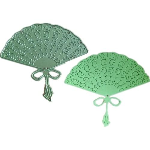 ForeWan Japanese Style Fan Frame Knife Mold Metal Steel Cutting Dies New for Scrapbooking DIY Paper Album Card Embossing Dies