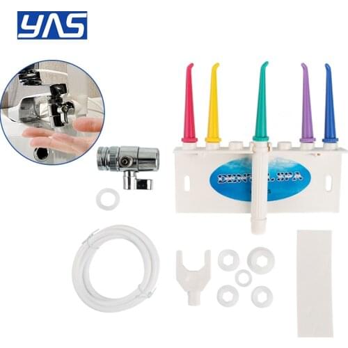 Faucet Water Dental Flosser Oral Irrigator Jet Interdental Brush Tooth SPA Cleaner Teeth Whitening Toothbrush Cleaning DSC