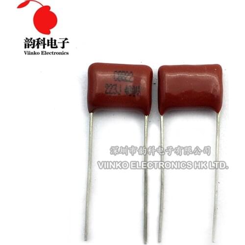 KIT 50PC=10value*5pcs Metallized Polyester Film Capacitors CBB Assortment Kit 400V 10nF ~ 3.3UF