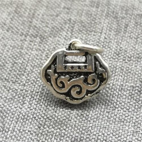 2 Pieces of 925 Sterling Silver Spiral Longevity Lock Style Charms for Bracelet
