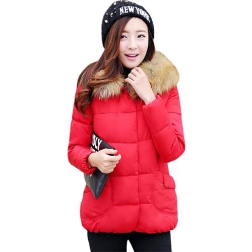 Jackets 2019 New Winter Coat Female Fashion Thick Hooded Coat Padded Winter Jacket Women Clothing Vestidos YL043