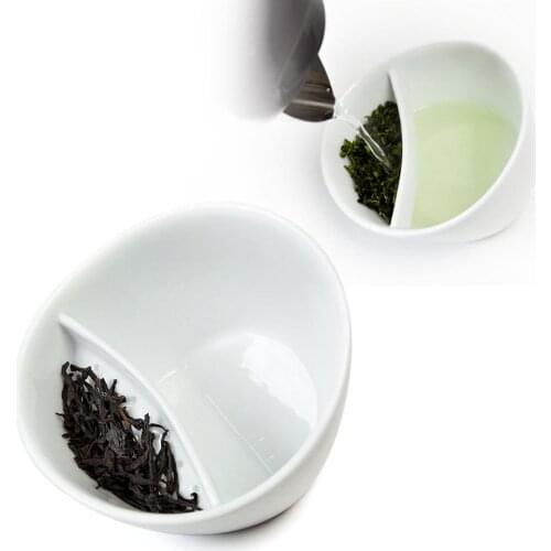 Tilted Smart Coffee Tea Cup With Filter Strainer Semi-Automatic Ceramic Tea Set Lazy Cup Filter Tea Cup Tea Leaf Diffuser Mugs