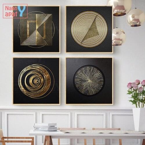 Wall Art Retro Abstract Line Posters Nordic Canvas Painting Home Decor Print Luxury Living Room Vintage Minimalist Decor Picture