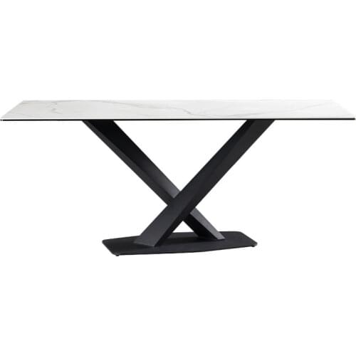 Dining table household minimalist Italian rock dining room table minimalist luxury style