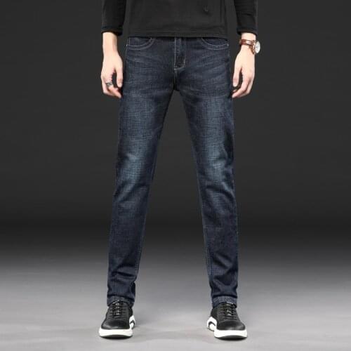 Skinny Jeans Men Homme Pantalon Jean Pants Streetwear Distressed Biker Trousers Slim Fit Denim Stretch Soft High Quality Fashion