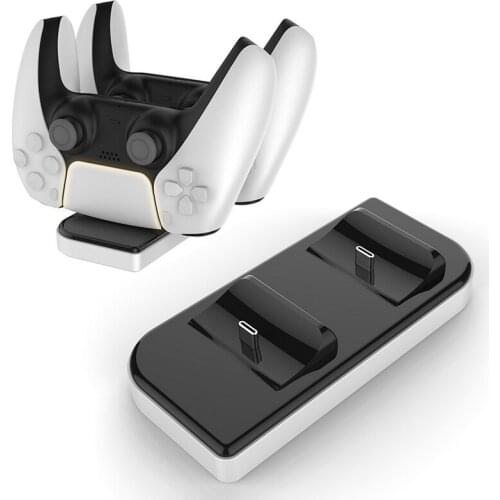 PS5 Accessories Dual Charging Stand Station for Sony PlayStation 5 Gamepad Controller Charger Dock Support Play Station 5