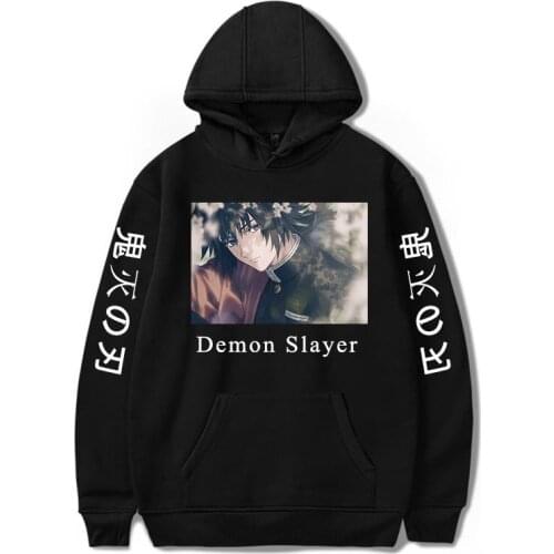 Anime Demon Slayer Pullover Unisex Sweatshirt Women Men Anime hoodie cool Hoodie Demon Slayer Kimetsu No Yaiba Sudadera Harajuku