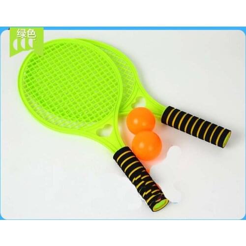 Racket suit Ball Toys Young Children Beginners Baby Tennis Racket Childrens Badminton Suit The Outdoor Unisex Plastic 8-11