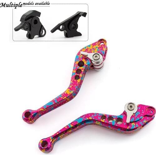 CNC Tie-dye Adjustable Motorcycle Brake Clutch Lever For Suzuki GSXR 600 750 K6 K7 K8 K9 GSXR750 2006-2010 GSXR1000 2005-2006