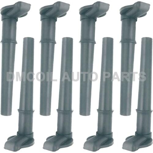 8 PCS IGNITION COIL RUBBER BOOTS FOR FORD MUSTANG GT LINCOLN NAVIGATOR AVANTI PANOZ 4.6L 5.4L V8 (97-) F7LZ-12029-AC DG512 DG492