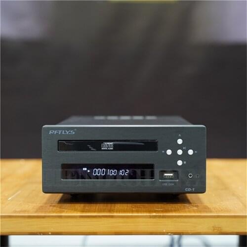 RFTLYS CD1 XLR CD Player HIFI EXQUIS USB Disk Reader Decoder Balanced Headphone Remote