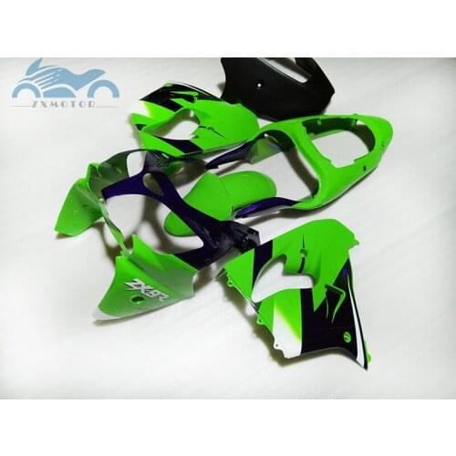 Aftermarket body parts for Kawasaki ninja fairing kit ZX9R 2000 2001 motorcycle fairings set ZX 9R 00 01 green blue bodykits