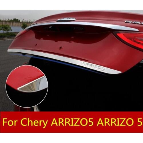 Trunk Rear Protector Trim Cover Rear Bumper Protector Sill Car Tail Door Trim car Accessories For Chery ARRIZO5 ARRIZO 5