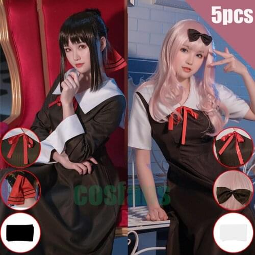 Anime Kaguya-sama: Love is War Cosplay Costume Chika Shinomiya Kaguya Cosplay Costume Girls Women Lolita Dress School Uniform