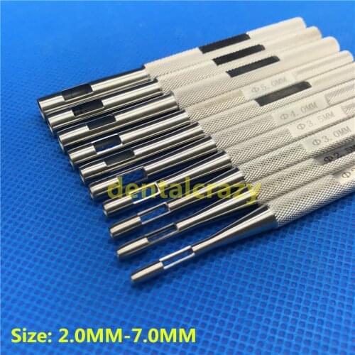 Biopsy Dermal SKIN Punch Punches Body Skin Piercing Tools Stainless steel 10pcs