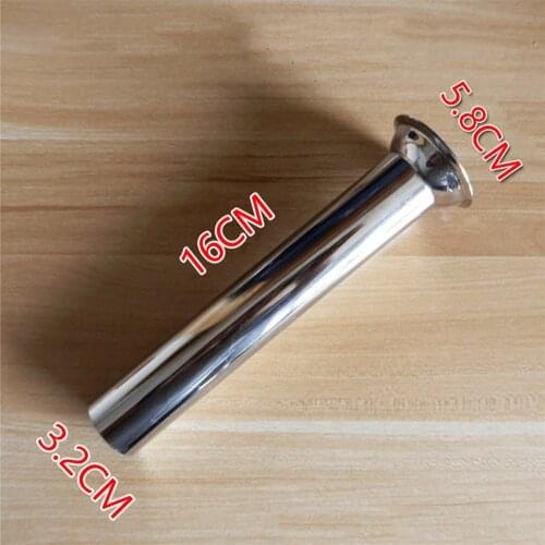 3PCS 5# Sausage Stuffer Stuffing Tube Hose Funnel Stainless Steel Enemator Nozzles Tool Meat Grinder Kitchen Appliances Home