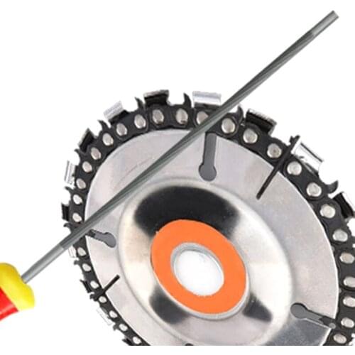 3pcs Round High Carbon Steel Sharpening Chainsaw Saw Chain Files Sharpener GXMA