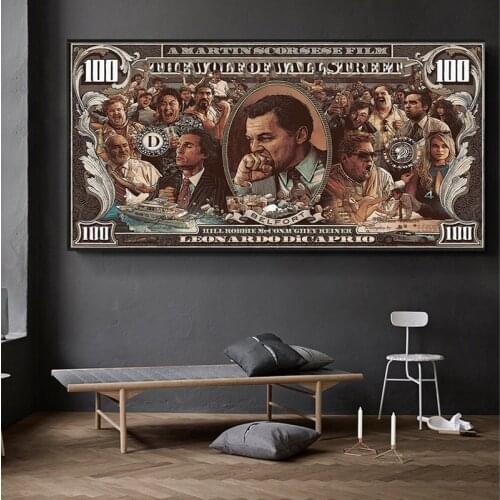 American Inspirational Movie The Wolf of Wall Street Posters and Propaganda Prints Interior Art Wall Paintings(No Frame)