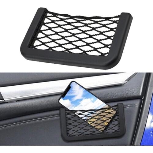 Car Storage Net Bag Phone Holder For ford focus audi a 3 a4 a5 suzuki swift toyota chr bmw f31 opel mokka