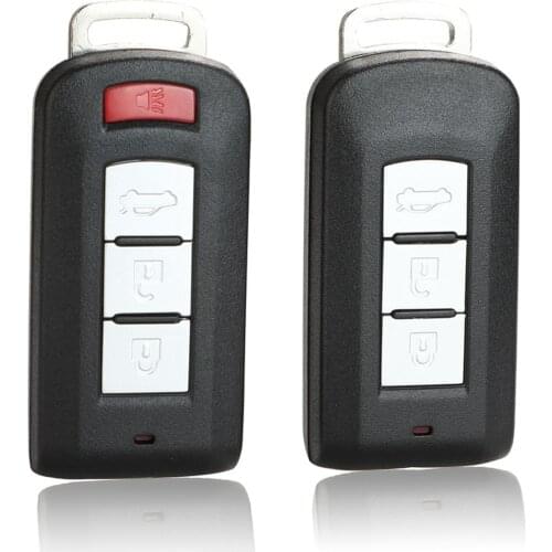 Kutery 2/3/4 Buttons Replacement Remote Car Key Case Shell For Mitsubishi Lancer Outlander ASX 2008-2016