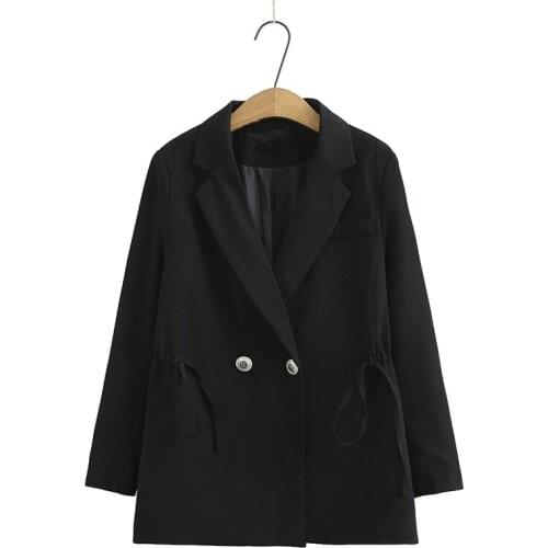 Plus Size Suit For Women L-3XL Sleeve Lapel Commuter Fashion Jacket Large Size Coat Spring And Autumn Wear For Fatlady 220pounds