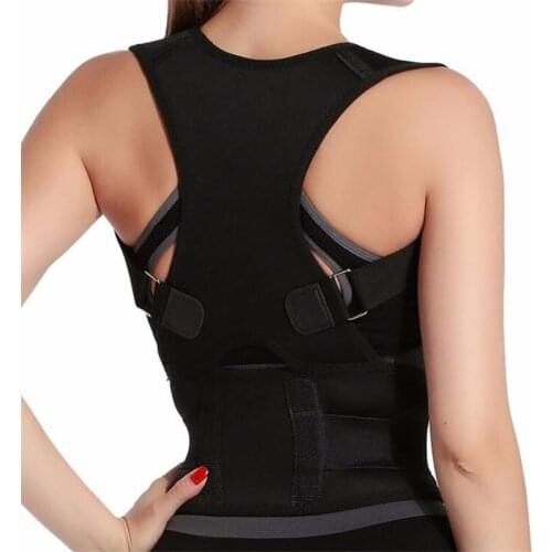 Posture Corrector Men Women Back Shoulder Correct Posture Belt Back Brace Support Lumbar Supports Straight Back Pain Belts B002