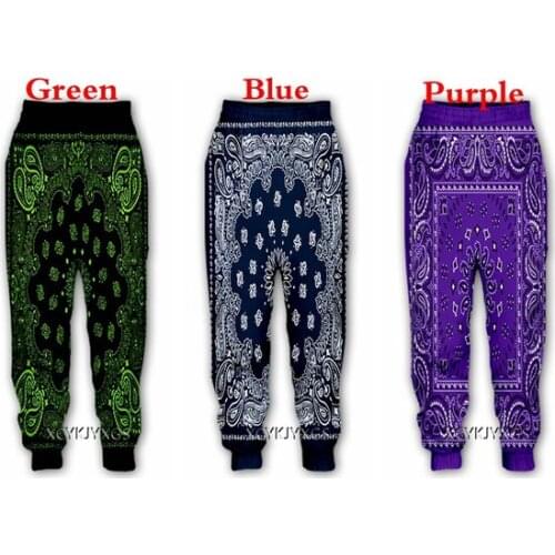 New Bandana Pattern 3D Print Causal Clothing Fashion Men Women Tracksuits Crewneck Hip Hop Pants Plus Size S-7XL streetwear men