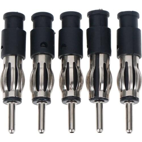 New 5 pcs/lot Car CD Radio Male Aerial Antenna Plug Adapter Plastic Handle Connector