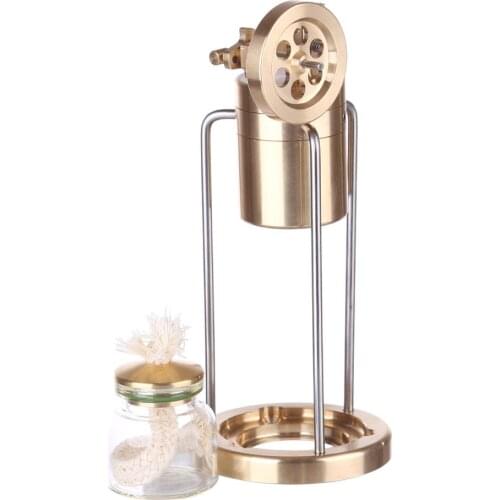 1set Mini Three-Legged Swing Steam Engine Model Single Cylinder Steam Engine With Boiler 2020 New Gifts