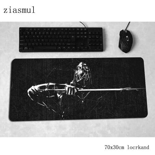 Dishonored mouse pad cheapest Computer mat 700x300x3mm gaming mousepad large cute HD print padmouse keyboard games pc gamer desk