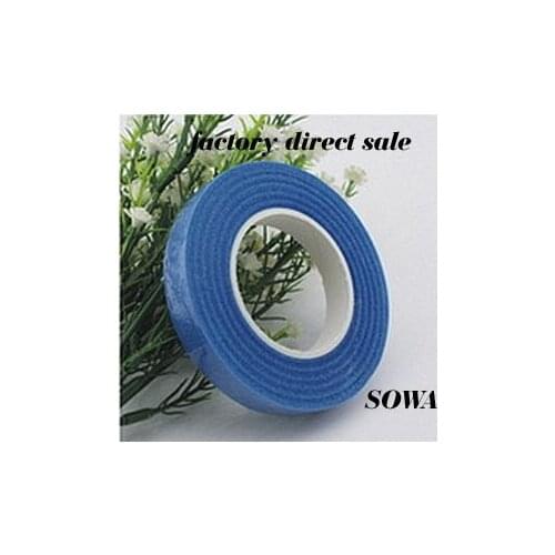Wholesale Deep Blue 12mm Paper Tape For Nylon Stocking Flower And Butterfly Wedding Decoration(5pcs/lot)