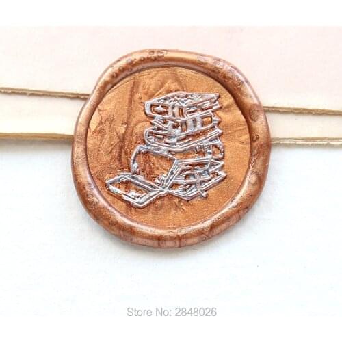 Book Seal Stamp,Flower seal stamp,library Seal Stamp Kit,invitation seals,gift packing Party seal