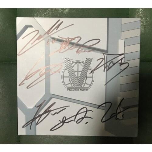 Hand signed WayV autographed 1st SOLO album Take Off K-POP RARE +official photo cards 062019