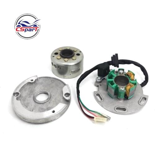 Magneto Stator 2 Pole Coil 4 Wire Flywheel Rotor Kit Lifan 150CC ZongShen Lifan Xmotos Kaya Apollo Dirt Pit Bike Parts