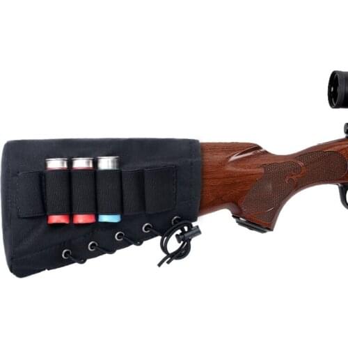 Airsoft Rifle Hunting Tactical 6 Shots gun Shell Molle quantity Cartridge Belt Airsoft Bandolier Holder Military Carrier Pouch