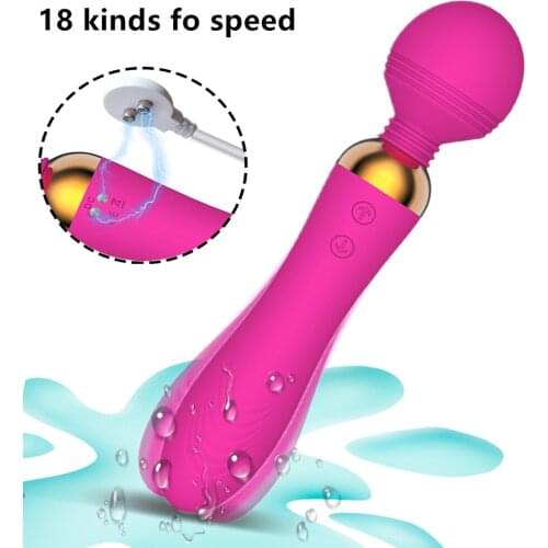 AV Vibrator Powerful Magic Wand Sex Toys for Woman G Spot Massager Clitoris Stimulator Vibrating Dildo Female Sex Products