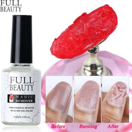 1pcs 15ml New Burst Unloading Glue Magic Glue Nail Quick Unloading Special Unloading Glue Soak Off Degreaser Nail Art Tool TSLM1