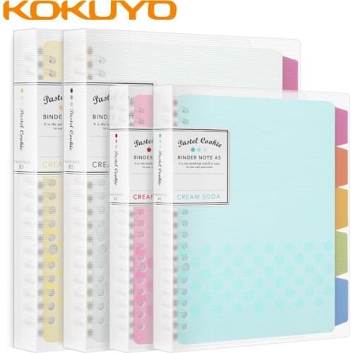 1Pcs Japan KOKUYO Macaron Note Book Loose Leaf Inner Core A5 B5 Notebook Diary Plan Binder Office School Supplies Ring Binder