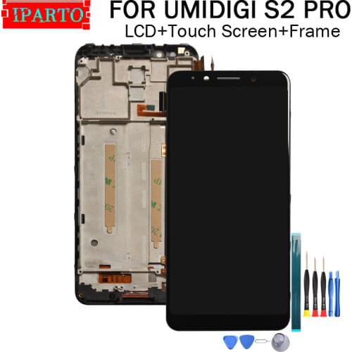 6.0 inch UMIDIGI S2 PRO LCD Display+Touch Screen Digitizer +Frame Assembly 100% Original New LCD+Touch Digitizer for UMI S2 PRO
