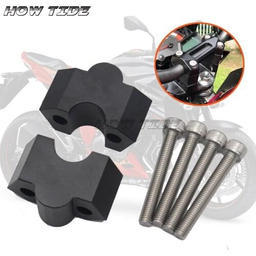 Handlebar Bar Riser Adapter For KAWASAKI Z800 Z 300 Z250 2003-2018 Motorcycle Accessories Increase Height Adapte