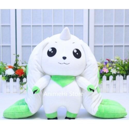 Anime Terriermon White Lopmon Plush Toy Digimon Digital Monsters Lee Shouchun Figure Doll 45cm Cosplay Pillow Gift for Child