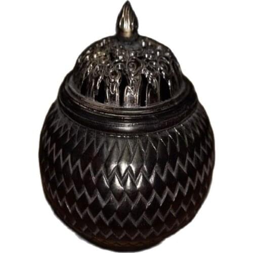 Antique pure hand-made rosewood carvings exquisite fragrance stove collection