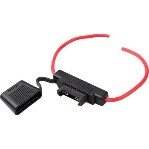 Automotive Fuse Holder Casing Inline Holder ATC/ATN/ATM Blade Fuse Holder Wiring Harness Suitable for Fl Electronics