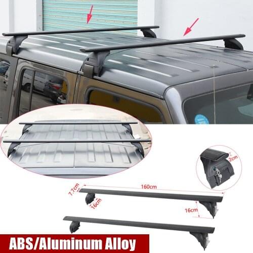 Alloy Roof Luggage Rack Basket Metal Carrier Box ForJeep Wrangler JK JL JT 2007
