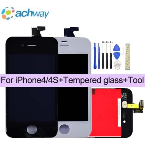 Black LCD Display For Apple IPhone 4/4S LCD Display Touch Screen Digitizer Assembly Replacement For Apple Iphone 4s LCD Display