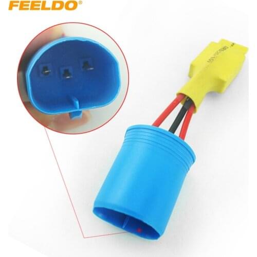 FEELDO 2Pcs Car 9004(HB1)/9007(HB5) HID NO Error Warning Canceller Anti-power Leakage Module Load Resistor NO Flickering