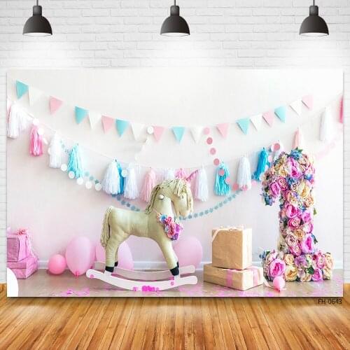 Newborn Photocall Baby Shower Photo Background Birthday Party Decor Banner Balloon Gift Flower Backdrops For Photography Studio