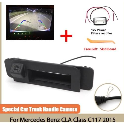 170° HD Night Vision Vehicle Rear View Camera wireless Rear View Camera high quality For Mercedes Benz CLA Class C117 2015